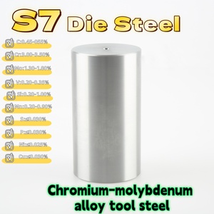 Piezas de acero para herramientas S7 personalizadas, herramienta de acero S7, rectificado de precisión, corte de acero S7, servicio de mecanizado de acero S7 AISI S7 UNS T41907 - Product Image 3