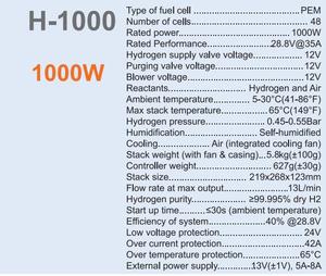 1000w PEMFC <b>Hydrogen</b> Fuel Cell Electricity <b>Generator</b> - Product Image 5
