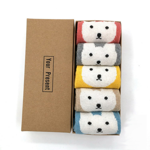 Hiver Mesdames extra épais et chaud Lapin Laine Noël Cerf Arbre <span class=keywords><strong>Chat</strong></span> Chaussettes Lovely Medium Stocking Gift Box - Product Image 5