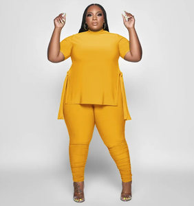 <strong>Plus</strong> <strong>Size</strong> 4xl 5xl Custom <strong>Women</strong> <strong>Clothing</strong> 2 Piece Set Outfits Top Summer Fashion Streetwear Wholesale Dropshipping <strong>Women</strong> Suits - Product Image 3