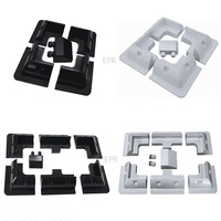 Support de montage de panneau solaire pour camping-car, structure solaire sans perçage en ABS, système d'énergie solaire, support en Z pour panneau solaire pour camping-car, voiture