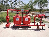 Système de filtration d'eau pour l'irrigation agricole, filtre à sable pour un arrosage efficace, matériau durable en plastique et en acier au carbone