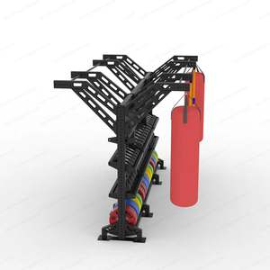 Estante de almacenamiento de equipo de gimnasio de estación multifunción de grado comercial para cajas <span class=keywords><strong>CrossFit</strong></span> - Product Image 3