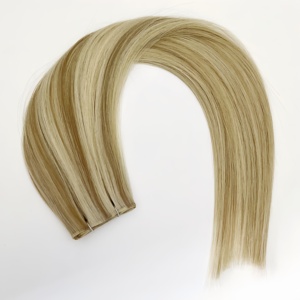 Extensiones de Cabello Europeo Remy 100% Virgen de Doble Trama para Genius Weft, Venta Caliente de Fábrica - Product Image 3