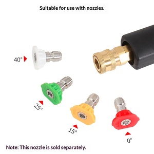 Pistola de <span class=keywords><strong>Agua</strong></span> <span class=keywords><strong>a</strong></span> Alta Presión <span class=keywords><strong>para</strong></span> Lavado de Autos, Boquilla Especial, Cepillo de Boquilla Potente, 0.8kg, 55/58/380, Black Cat, Personalizada <span class=keywords><strong>para</strong></span> Autos - Product Image 2
