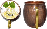 Tasse avec mulet de moscou en Bronze Antique, verres pour vin, 16oz, 20 unités