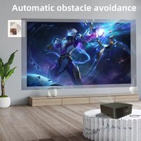 Téléphone mobile Android intelligent portable, écran LCD, vidéo Full HD 1080P, projecteur LED pour cinéma maison, WiFi, mini projecteur 4K pour usage domestique