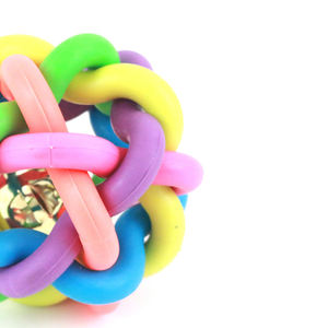 Juguete Interactivo para Mascotas Yommy, Pelota de Cuerda Colorida de 8cm para Perros y Gatos - Product Image 4