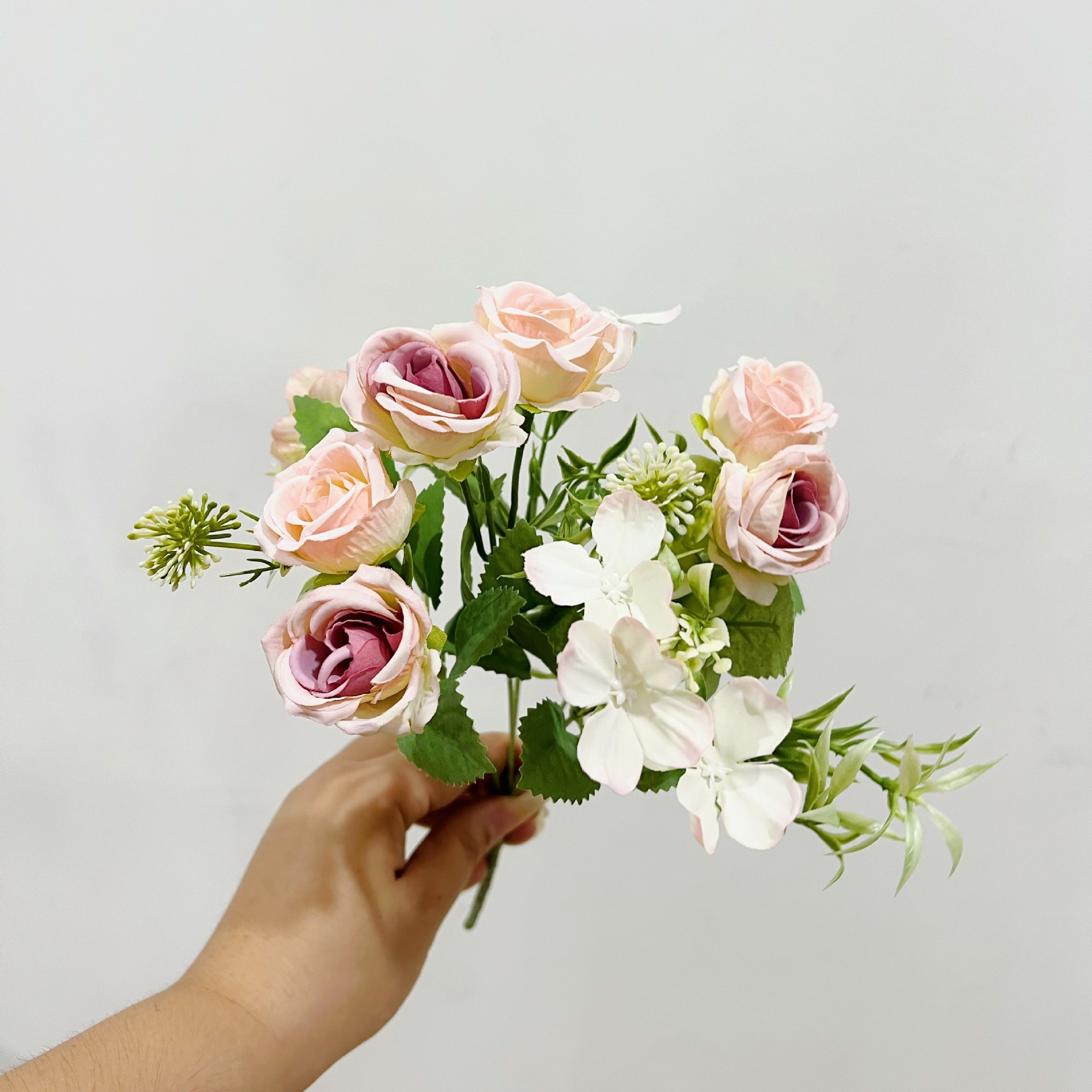 5 branches of Elsa Fairy Rose [pink-purple]