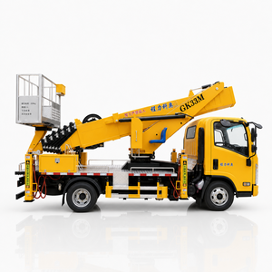 รถบรรทุกไฮดรอลิก HOWO 33 เมตร สำหรับยกคนทำงานในที่สูง - Product Image 4