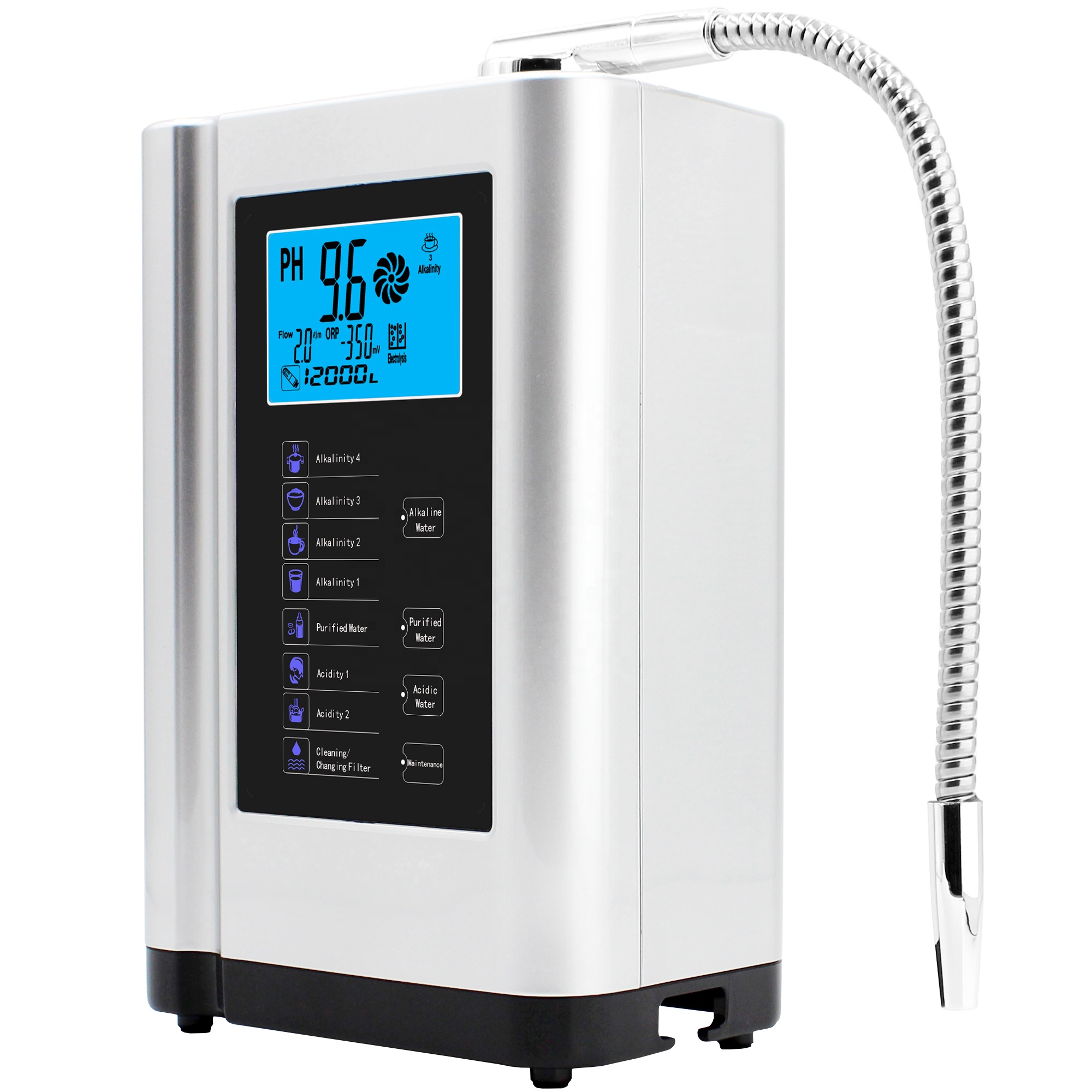 Alkalische Watermachine Japan Technologie Alkalische Water Ionisator Waterstof Geïoniseerd Water