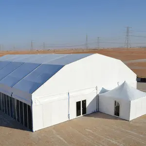 Arábia saudita ao ar livre majestosa exposição poliamão de alumínio marquee com ar condicionado