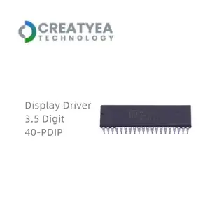 (Creatyea) Convertisseur A/D à affichage LCD basse puissance à 31/2 chiffres avec récupération de dépassement 40-PDIP HT7136ANZ