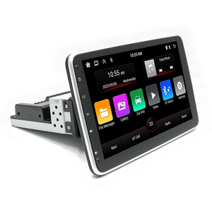 Duy Nhất DIN <span class=keywords><strong>Android</strong></span> 13 10 Inch 2 + 32G Xe Stereo Đài Phát Thanh Xoay Màn Hình Cảm Ứng Không Dây Carplay Auto GPS Wifi Autoradio Khuếch Đại - Product Image 1