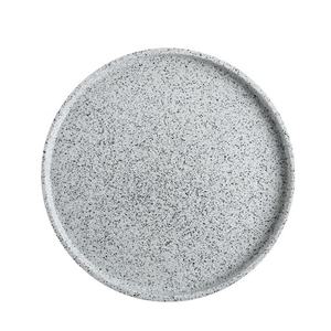 Plateau de service en céramique, assiette en céramique <span class=keywords><strong>granit</strong></span> de Style européen, flocons de neige, motif glaçage gris dîner assiette à salade, plateau de rangement pour les hôtels 1 pièce - Product Image 2