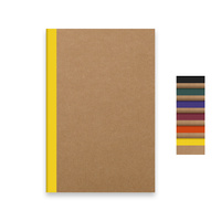 Carnet en papier kraft A5 pas cher en gros, 210x140mm, cahier d'exercices scolaire, bloc-notes de composition en vrac