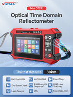 Équipement de test de fibre optique OTDR 1310/1550/1625nm 80km avec compteur de puissance VFL