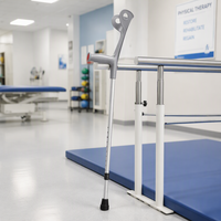 Béquille d'avant-bras pour hommes et femmes en alliage d'aluminium, aides à la marche extensibles pour la marche quotidienne et les soins à domicile chez les personnes âgées