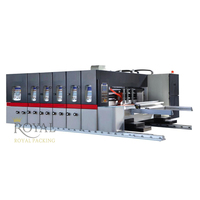 Machine de découpe et d'impression flexographique entièrement automatique à vendre, pour feuilles de carton ondulé