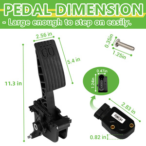 Conjunto de Pedal de Acelerador de Segunda Generación con Sensor de Aceleración Compatible con Club Car 2010 en Adelante Precedent/<span class=keywords><strong>Tempo</strong></span>/Onward Carrito de Golf a Gasolina # 102595502 - Product Image 3