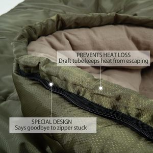 Extérieur Coton Flanelle XXL pour Adultes Grand et Grand Temps Froid Hiver Zéro <span class=keywords><strong>Degré</strong></span> Camping Gratuit Compression <span class=keywords><strong>Sac</strong></span> <span class=keywords><strong>Sac</strong></span> <span class=keywords><strong>de</strong></span> <span class=keywords><strong>Couchage</strong></span> - Product Image 5