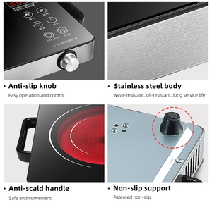 Wholesale <strong>Portable</strong> Infrared <strong>Cooker</strong> 110V Multi Functional <strong>Electric</strong> Infrared <strong>Cooker</strong> Hob Silver crest Infrared <strong>Cooker</strong> - Product Image 5