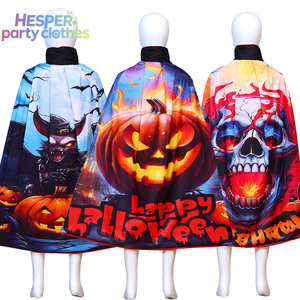 Capa Infantil HESPER para Halloween, Nueva Capa de Satén con Estampado de Personajes Animales Medievales para Disfraces de Carnaval - Product Image 2