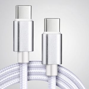 สายชาร์จเร็วแบบถักไนลอน USB C ยาว 1 เมตร 3.3 ฟุต 60W รองรับการชาร์จเร็ว Type C สำหรับโทรศัพท์มือถือรุ่น 16 15 14 13 Pro Max จัดส่งรวดเร็ว - Product Image 5