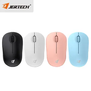Jetech-ratón recargable JR5 con logotipo personalizado, Mouse inalámbrico con batería ergonómica, receptor USB para juegos