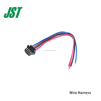 Connecteur mâle JST série SM à pas de 2,5 mm, 4 broches, boîtier de connecteur fil à fil, bornes SMP-04V-BC
