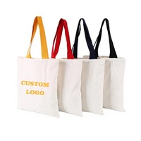 Sacs fourre-tout en toile de coton écologiques avec poignées en corde, vierges pour sublimation, style tendance, pour la vente en gros
