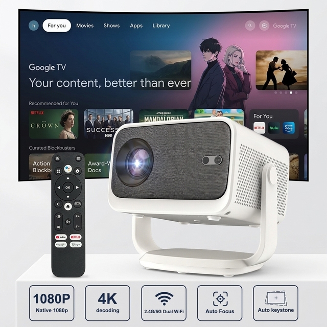 OEM G20 Google Certified Projector Full HD Close Optical 850 ANSI Lumens High End 4K LED Proyector Portable Home Thearater