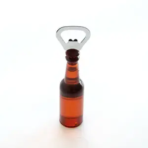 Wholesale Custom Design Promotional 3d Beer Bottle Fridge Magnet Bottle Opener With Your Brand