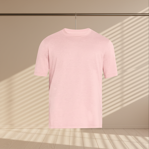 Kaos Pria Mock <span class=keywords><strong>Neck</strong></span> Ukuran Besar Berkualitas Tinggi 100% Katun 180g Berat Premium Drop Shoulder Sablon Sutra - Product Image 1