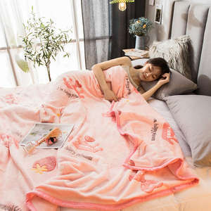 จีนนุ่มMantaขนสัตว์ผ้าห่มสำหรับฤดูหนาว - Product Image 4