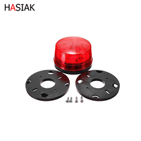 Mini Sirena Estroboscópica con Cable de 12V, Lámpara LED de Advertencia Intermitente, Lámpara de Alarma de Alta Visibilidad - Protección de Seguridad sin Sonido