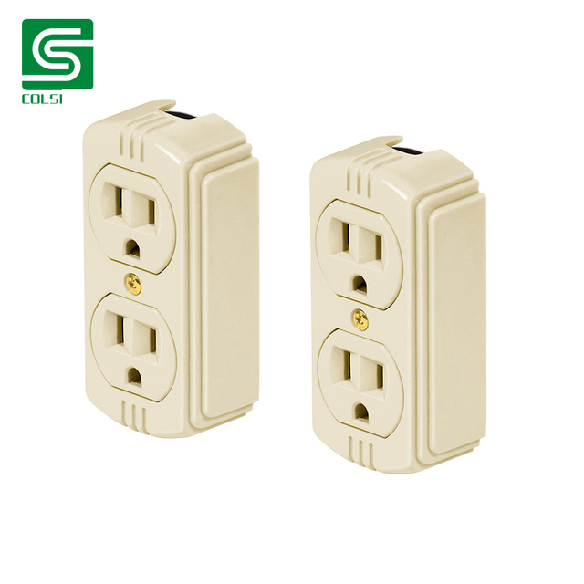 US Duplex Wall Outlet 15A 125V Electrical Receptacle for Home Use