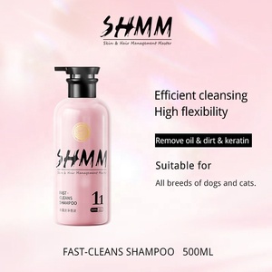 Shampooing rapide pour animaux de compagnie SHMM 500 ml, lavage corporel pour chiens et chats, nettoyage rapide des poils, élimination de la saleté, gel douche pour chat et chien, shampooing naturel pour animaux de compagnie - Product Image 2