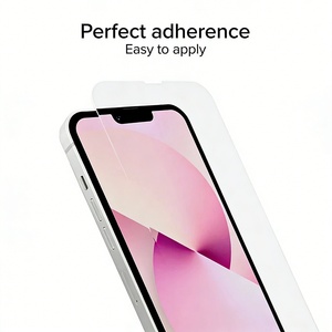 2 in 1 Custom Premium Clear Phone Case with Tempered Glass <b>Screen</b> <b>Protector</b> Camera Lens <b>Protector</b> for Iphone 13 14 16E Pro Max - Product Image 3