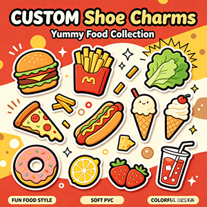 Custom PVC Unisex Clog Shoe Charms Personalized Your Logo Customized Color Size Graduation Series Accessories <strong>PDD</strong> Brand MOQ 100 - Product Image 5