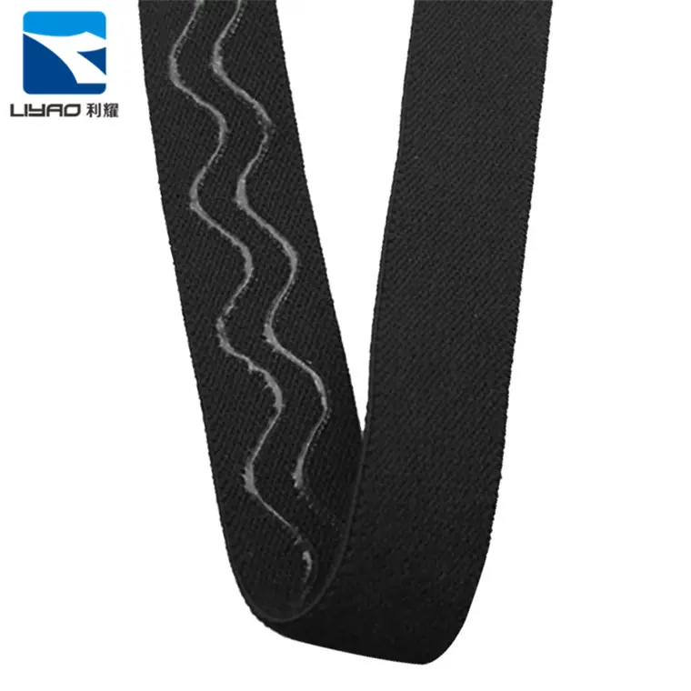 Ajustável e versátil gancho e laço cinta impermeável Eco-friendly Nylon Elastic Silicone antiderrapante Cable Tie