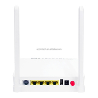 Chipset Hisilicon Mtk OEM ODM ET412W Mendukung Xpon ONU ONT Router Wifi 1ge+3fe+1pot 2.4ghz 5dbi wifi GEPON ONU ONT modem ftth