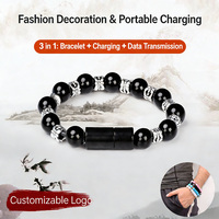 Nouveau bracelet USB de style bouddhiste, câble de charge et de synchronisation de données