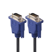 Câble VGA Moniteur Haute Vitesse 1,5 m 3+5 Broches à Paire Torsadée avec Gaine PVC Mâle-Mâle