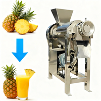 Commerciële Papaya Sinaasappelsap Passievrucht Pulp Pers 220V Motor Sapcentrifuge Hoge Productiviteit