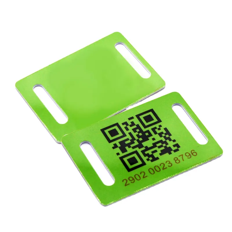 Newest 13.56MHz RFID PVC Key Tag for Fabrcic Wristband