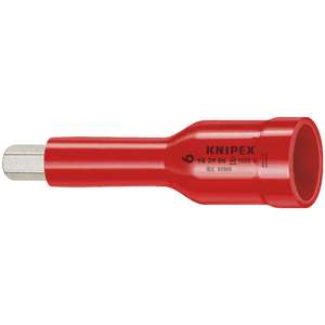 KNIPEX 98 49 08 Vaso hexagonal para tornillos de cabeza hexagonal con cuadrado interno 1/2 "75mm - Product Image 1