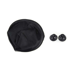 Pare-soleil de voiture Autoway Protect Kids Pet Sheaths, isolation, blocage des rayons UV, ventouse en aluminium, pliable, nylon, 44x36cm, noir - Product Image 6