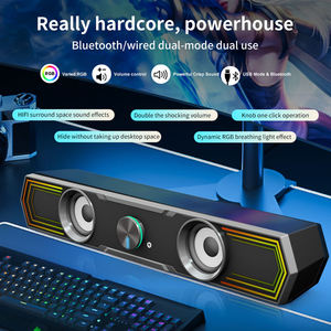 Coomaer ST201 Solution Personnalisée 2.0 Haut-parleur USB pour Ordinateur, Barre de Son RGB sans Fil pour Jeux et Téléphone Mobile - Product Image 3