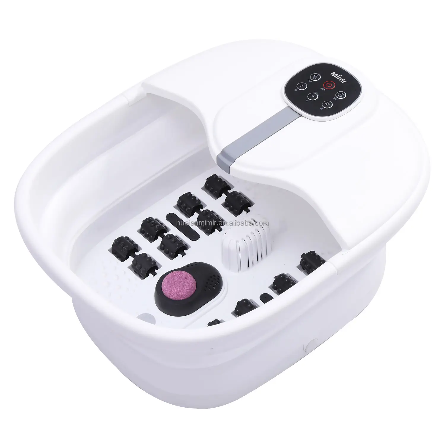 Machine de station thermale de pied de massage profond avec la conception pliable et la bulle passionnée